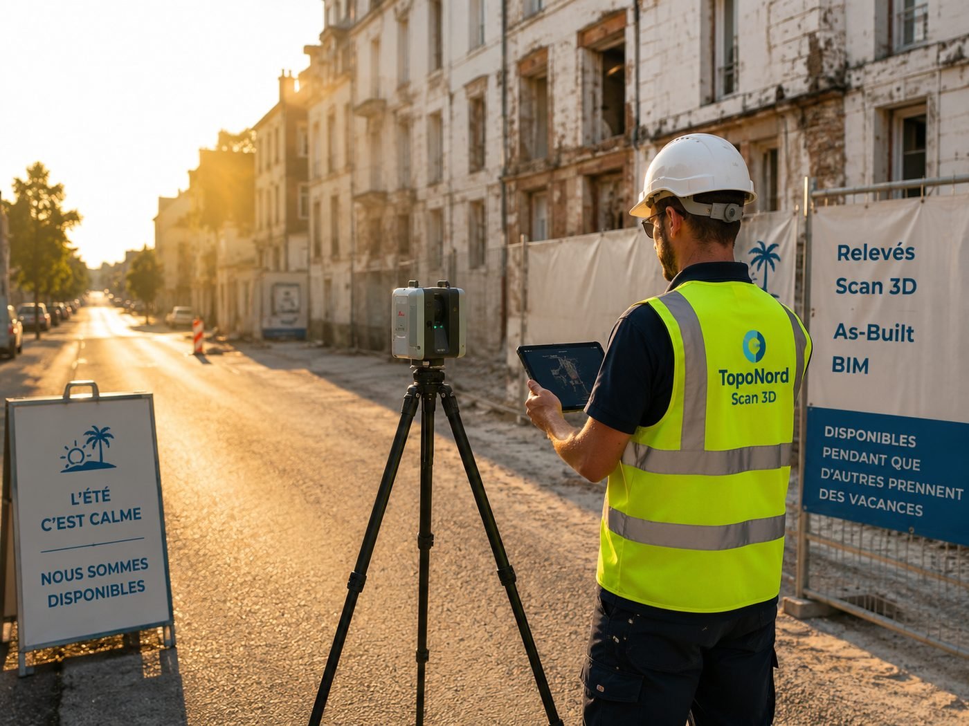 Intervention de relevé en été, quand les autres sont en congés